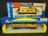 Athearn HO Chessie Systems locomotive and Walthers Caboose