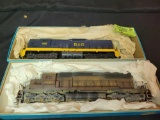 Baltimore & Ohio SD9 and Sandyhook Spruce Southern HO locomotives with custom paint