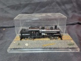 Heisler Tioga Lumber HO locomotive with covered display board