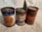 (3) Grease cans