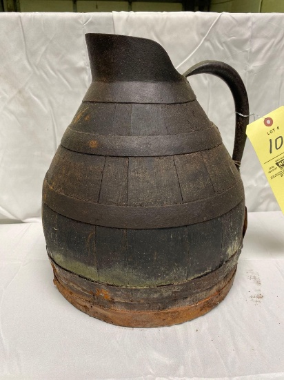early wood pitcher