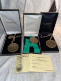 (3) ABI collectible Medallions