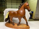Hand Carved Wood Horse by David Good