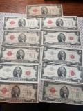 11 early 2 dollar bills