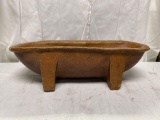 Sewer Tile trough hand made 1943 Earl Poling