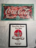 16 x 9 Coca Cola sign- car show plaque