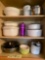 bakeware, mugs, spices