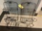 wrought iron basket stands