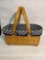 Longaberger Blue Ribbon Crafting Basket