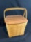 Signed Longaberger basket w/ lid