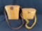 (2) Longaberger basket purses