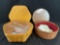 (2) covered Longaberger baskets