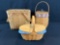 (3) Longaberger baskets