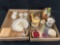 2 boxes of Longaberger Collectors Club miniatures