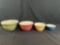 Longaberger graduated set of bowls