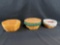 (3) Longaberger hexagon baskets