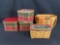 (5) Longaberger Christmas baskets