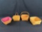 (4) Longaberger baskets