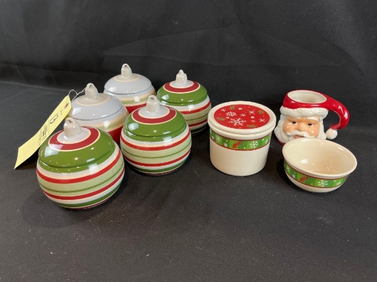 Longaberger Christmas dishes