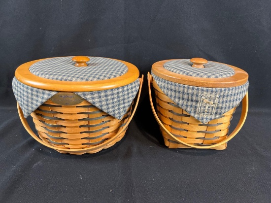 (2) Longaberger baskets