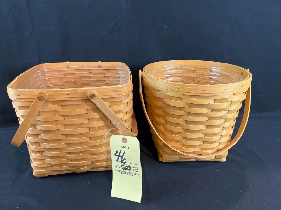 (2) Longaberger baskets