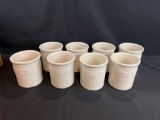 (8) pcs Longaberger pottery