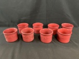 8 pcs Longaberger pottery
