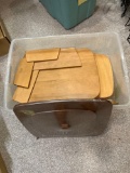 tote full of Longaberger lids