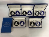 The Franklin Mints First Collection of Cameos in Crystal