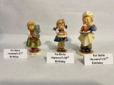 Goebel Hummel Berta Hummels Birthday figures (3 with boxes)