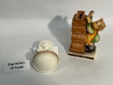 Goebel Hummel Little Thrifty coin bank & key, Holy Water Font