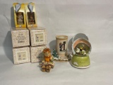 Goebel Hummel figures, snow globes, candle holder, Innocent Reflections