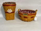 Longaberger Snapdragon Basket, Popcorn Basket