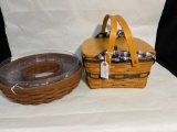 Longaberger Cake Basket, Wreath basket