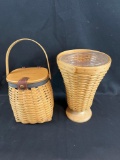 (2) Longaberger Collectors Club baskets