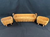 (3) Longaberger baskets