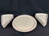 Longaberger pizza party dishes