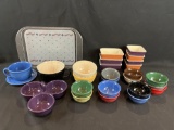 assorted Longaberger pottery