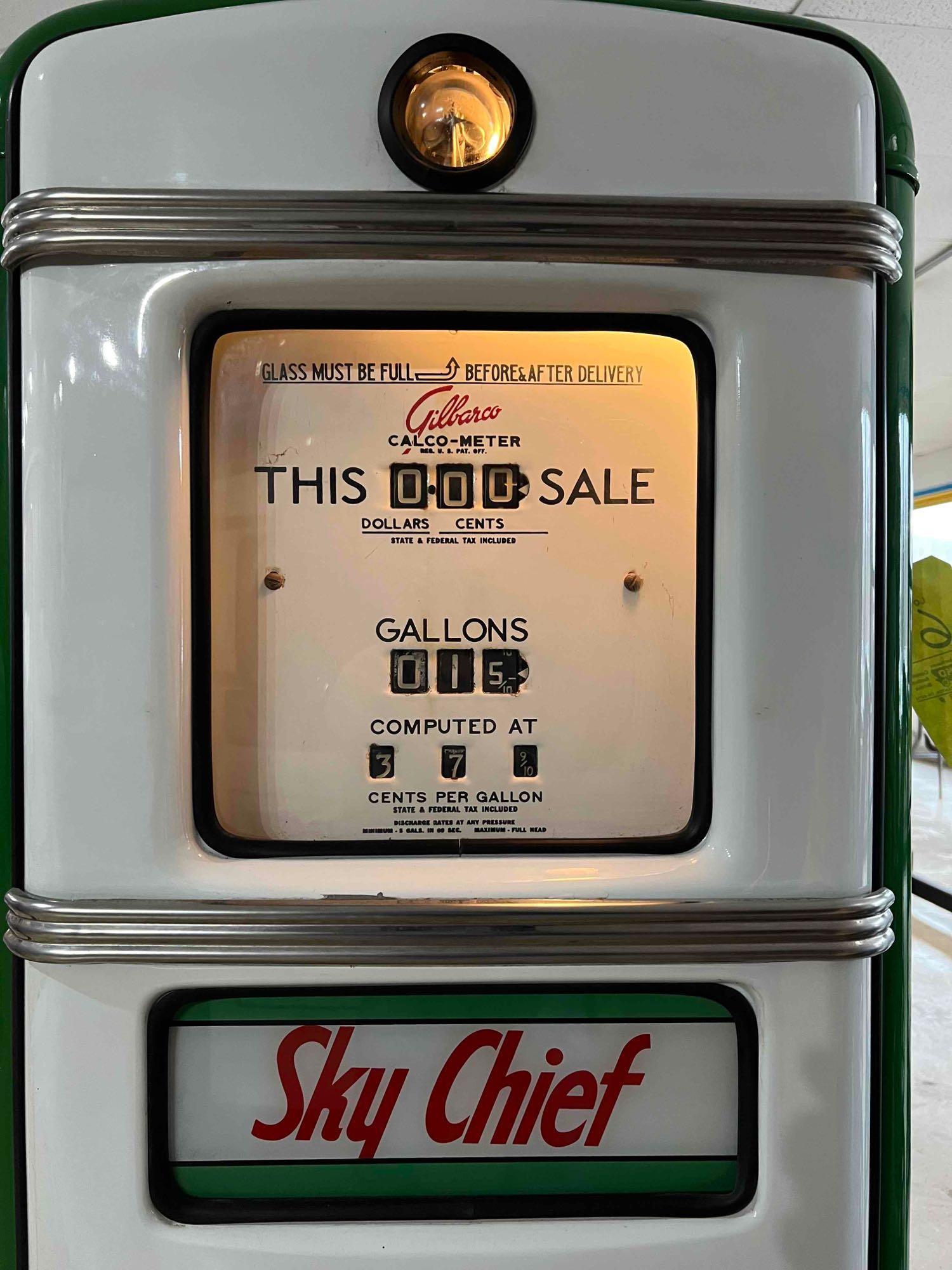 Restored Original Sky Chief Texaco Gas Pump | Proxibid Restored Original Sky Chief Texaco Gas Pump | Proxibid