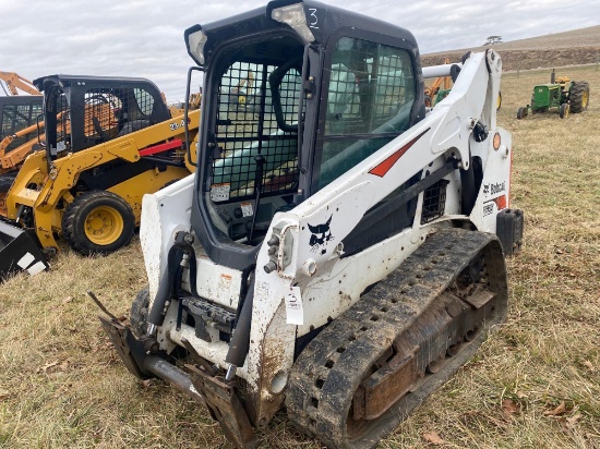 BOBCAT T595 SKID STEER WITH RUBBER TRACKS