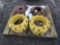 six tractor tire weights