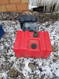 two battery containers and Tempo gas tank