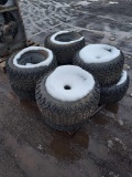 two sets of small size off-road tires