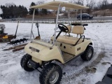 Club Car electric golf cart with charger, new batteries, runs