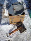 fumigator and box of light covers