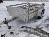 Aluma 6 x 8 aluminium trailer