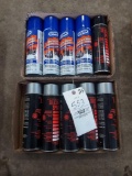 2 boxes of motor cleaner & silicone spray