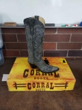 Corral Boots men's size 7.5 studded cowboy boots