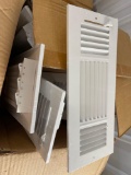 New Dyn-o-vent 4in x 12in air registers. Five cases. Bid X5.