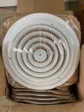 New Dyn-o- vent 12 inch round ceiling air registers. bid x 3